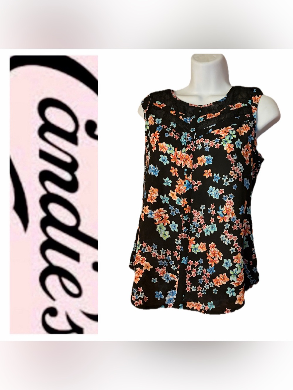 Multicolor Floral Blouse 🖤🌸💐